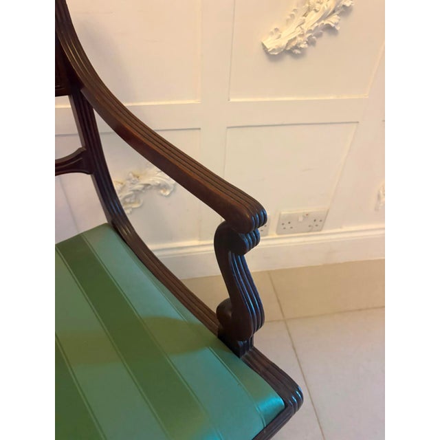 Early 19th Century Antique Regency Mahogany Desk Chair, 1830s For Sale - Image 5 of 13