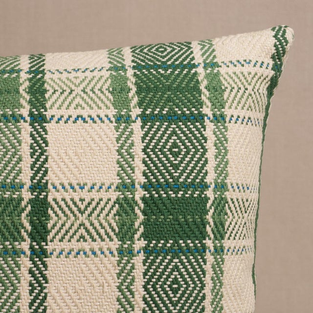 This pillow features Heidi Plaid with a Knife Edge finish. A hefty homespun cotton fabric, Heidi Plaid has an intricate...