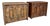 1970s Lane Furniture Pueblo Brutalist Oak Nightstands – Pair For Sale