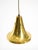 Gold Model T 598 Pendant Lamp in Brass by Hans-Agne Jakobsson, Markaryd, Sweden, 1960s For Sale - Image 8 of 16