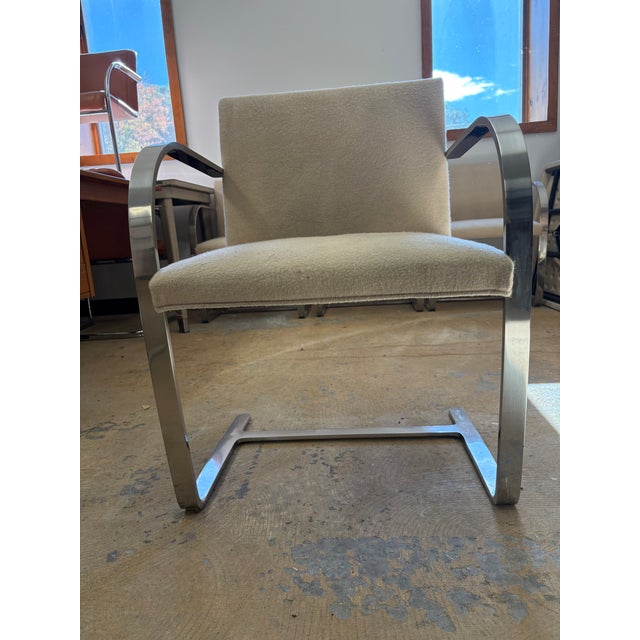 1960s 1960s Mies Van Der Rohe Brno Flat Bar Chairs by Treitel-Gratz, Set of 6 For Sale - Image 5 of 18