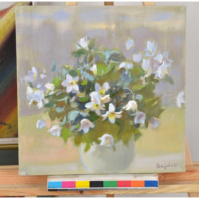 Valery Bayda, Spring Bouquet, 2024, Oil on Canvas, in Very Good conditions. Designed from 2000 This piece has an...
