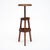 Charming late 19th-century French tripod pedestal crafted from solid walnut, circa 1890. The piece features three gently...