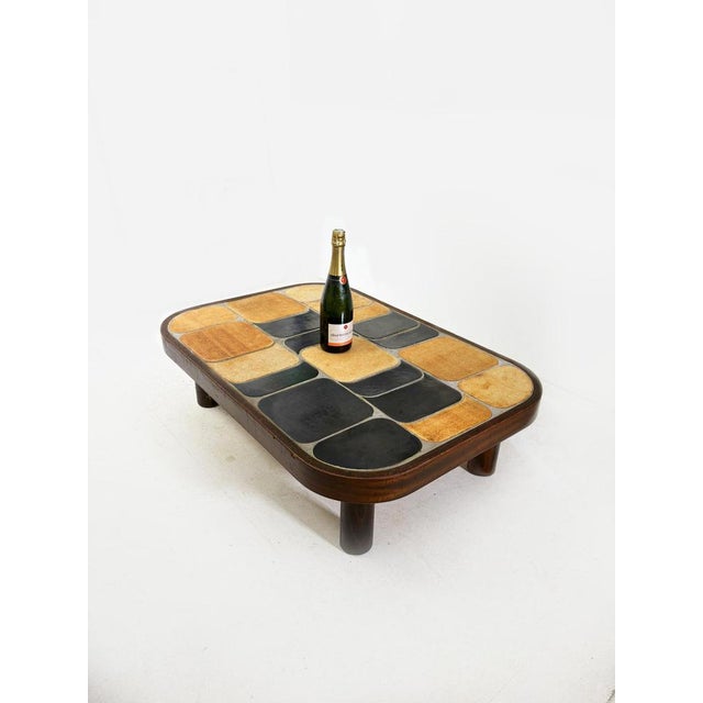 Vintage French Shogun Coffee Table by Roger Capron, 1970 For Sale - Image 4 of 13
