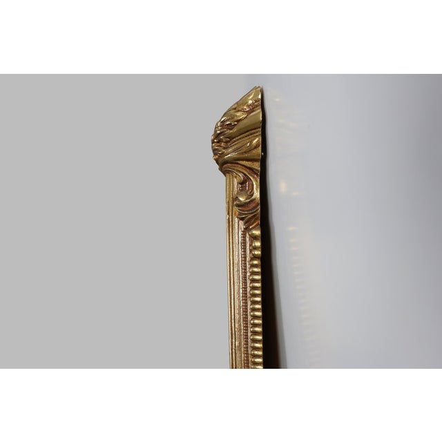 Large French Neo‑classical Copper Mirror, 1950s For Sale - Image 4 of 11