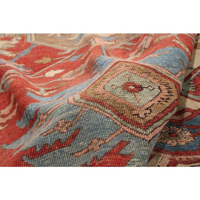 Late 19th Century Persian Serapi Rug, 12'00 X 18'11 For Sale In Dallas - Image 6 of 10