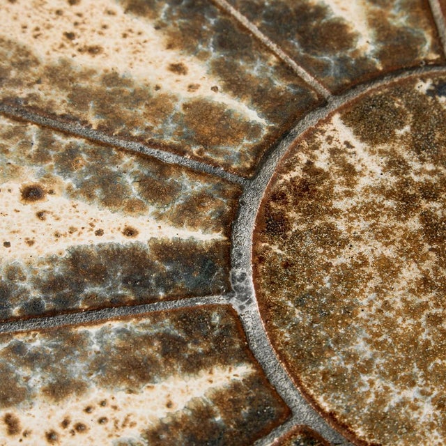 Beech Coffee Table with Stone Top, 1970s For Sale - Image 11 of 12