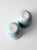 Antique White Vintage Studio Pottery Cachepots Pair For Sale - Image 8 of 9