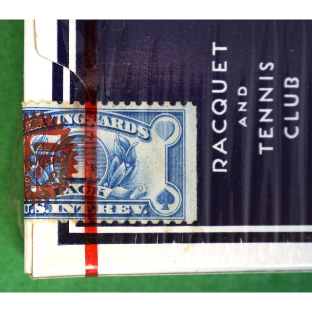 Sealed Deck of Racquet & Tennis Club New York Playing Cards For Sale - Image 4 of 4
