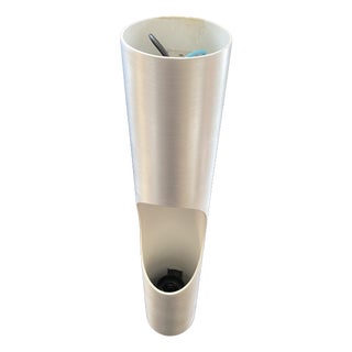 Vintage Aluminum Sconce by Maija Liisa Komulainen for Raak, 1970s For Sale