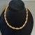 Vintage Gold Tone Mesh Twisted Necklace 80s 90s 16" Long Vintage condition with some general wear. Please take a look at...