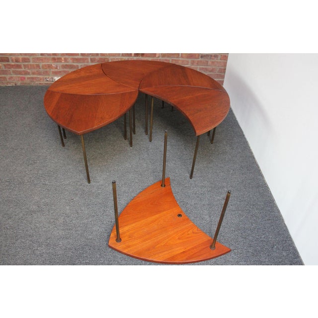 Danish Teak and Brass 
