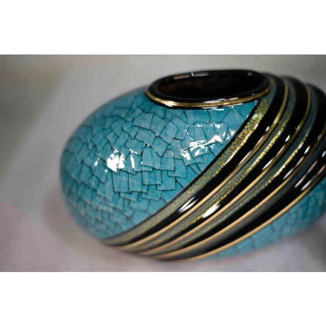 Contemporary Art Deco Revival Decorative Vase and Vessel For Sale - Image 10 of 13