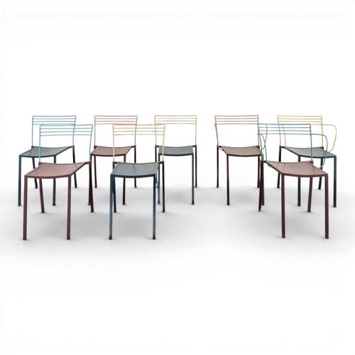 Piccolo Chairs by Pascal Mourgue for Fermob, Set of 8 For Sale - Image 17 of 17