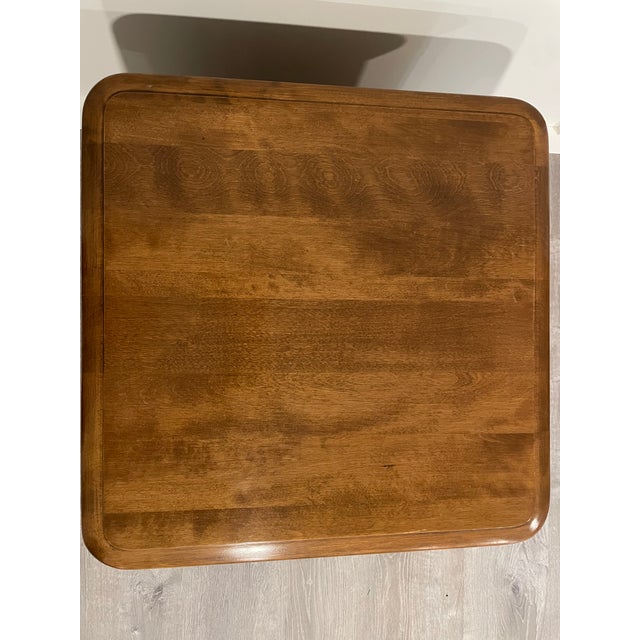 Vintage Ethan Allen Heirloom Nutmeg Maple End Table / Cabinet For Sale In Boston - Image 6 of 11