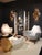 Contemporary Three Rocks Medium Coffee Table in White Lacquered from Insidherland For Sale - Image 3 of 4