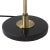 Black Rancho Mirage Table Lamp - Matte Black & Gold-Leaf Shade, Weathered Brass, Black Marble Base For Sale - Image 8 of 12