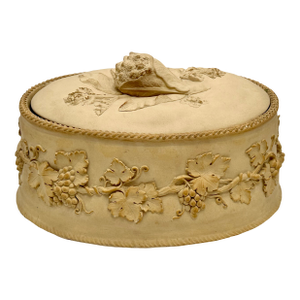 Beautiful Unusually Large Size Antique Wedgewood Caneware Game Pie Dish - "Terrine" Circa Mid 19th Century