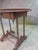 Early 20th Century Early 20th C. Antique Spindle Leg Solid Wood Side Table 2 Way Drawer For Sale - Image 5 of 7