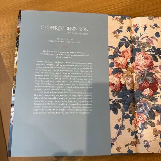 English Geoffrey Bennison Master Decorator by Gillian Newberry For Sale - Image 3 of 11
