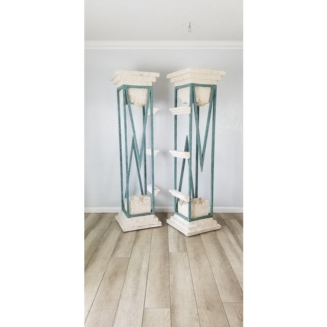 Architectural Postmodern Shelf | Chairish