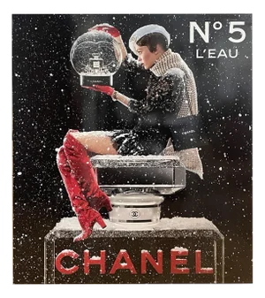 Double-Sided Advertising Sign from Chanel