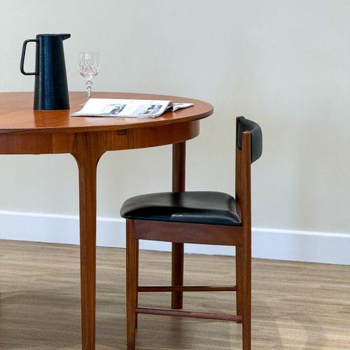 Wood Dunvegan Teak Dining Set by Tom Robertson for McIntosh, Set of 5 For Sale - Image 7 of 15