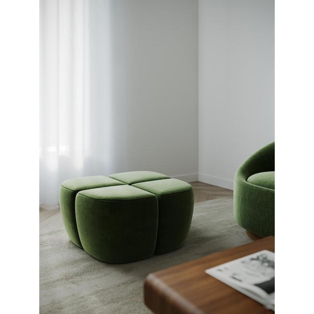 Not Yet Made - Made To Order Max Ottoman in Kvadrat Hero 2 Fabric by Julien Lestrille For Sale - Image 5 of 6