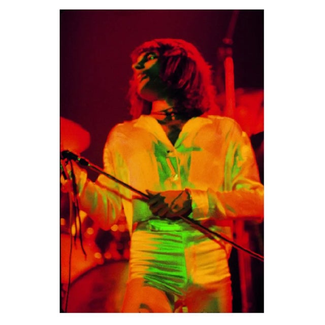 Mick Rock, Freddie Mercury on Stage, 1974, Estate Photograph Print For Sale