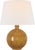 Transitional Thomas O'Brien by Visual Comfort Signature Ponteil 26" Table Lamp in Crackled Sienna with Linen Shade For Sale - Image 3 of 3