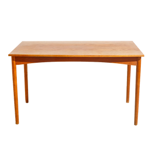 Teak & Oak Dining Table by Poul M. Volther for Fdb, 1960s