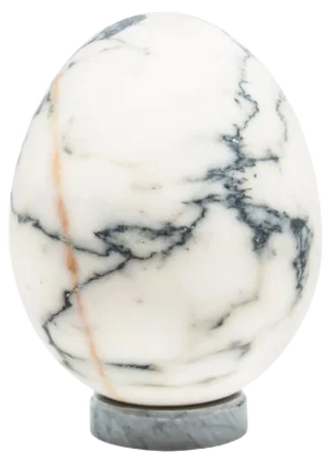 Medium Egg in Paonazzo Marble