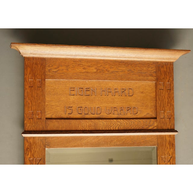 Art Deco Dutch Wall Mirror, 1920s For Sale - Image 4 of 14