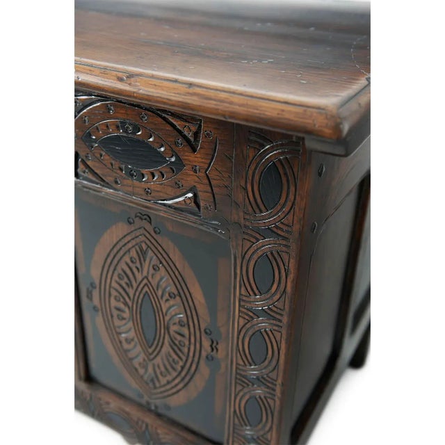 English Antique Style Blanket Chest For Sale - Image 3 of 5