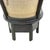 Vintage Hollywood Regency Black Lacquer Swivel Chair With Cane Back For Sale - Image 14 of 18