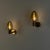 Model V-220 Sconces in Amber Glass and Brass by Hans-Agne Jakobsson, 1960s, Set of 2 For Sale - Image 4 of 18
