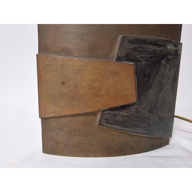 Metal Table Lamp by Esa Fedrigolli, 1970s For Sale - Image 7 of 16