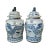 Chinoiserie Extra Large Chinoiserie Blue and White Dancing Dragon Ginger Jars - A Pair For Sale - Image 3 of 7