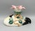 1996 Fitz & Floyd Crane & Lily Ceramic Candlestick Holder – Chinoiserie / Hollywood Regency For Sale - Image 12 of 12