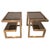 Gold Gold 23 Karat G Side Tables from Belgo Chrome, 1980, Set of 2 For Sale - Image 8 of 8