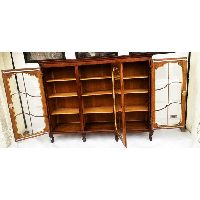 Bookcase in Oak with Adjustable Shelves, 1950s For Sale - Image 3 of 18