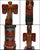 1930s Rare Chief Johnson Ketchikan Alaska Carved & Signed Model Totem Pole-1931 For Sale - Image 5 of 8
