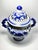 2010s 2010s Chinoiserie Chinese Blue & White Large Ceramic Hand Painted Ginger Jar For Sale - Image 5 of 9