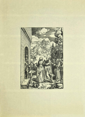 After Albrecht Dürer, The Visitation, Woodcut Print, Early 20th-Century