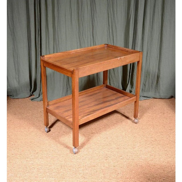 Wood Air Ministry Sapele Wood Trolley from Gordon Russell, 1959 For Sale - Image 7 of 7