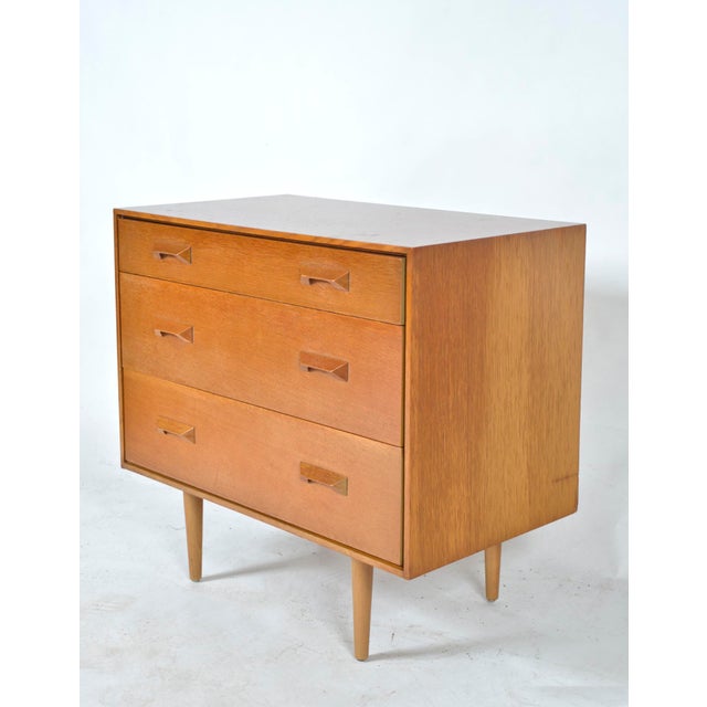 This sophisticated chest of 3 drawers was designed by john & sylvia reid in the early 1960s for the stag “concorde” range,...