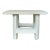 Currey & Company Modern White Porcelain Outdoor Shower Bench For Sale