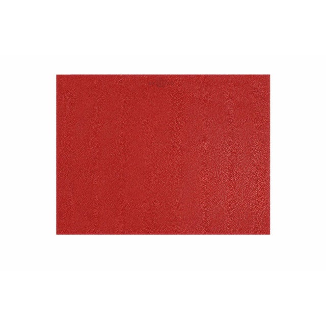 Mozambique Red Rectangular Tablemat by Vieri Saccardi & Diletta Spinelli for Angelina Home, Set of 4 For Sale - Image 4 of 6