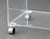 Mid 20th Century Modern Clear Acrylic "Waterfall" Rolling Bar Cart For Sale - Image 5 of 8