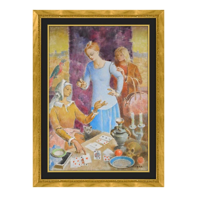 Mid 20th Century Tell Me My Fortune, Bela Kontuly For Sale
